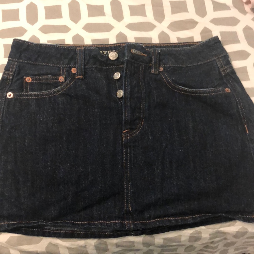 American eagle jean skirt